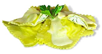 Ravioli in Zitronensauce